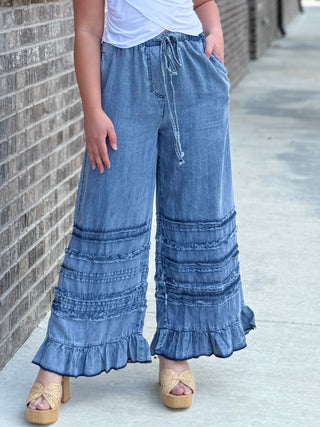 Country Ruffle Pants - barndoorboutiquetn