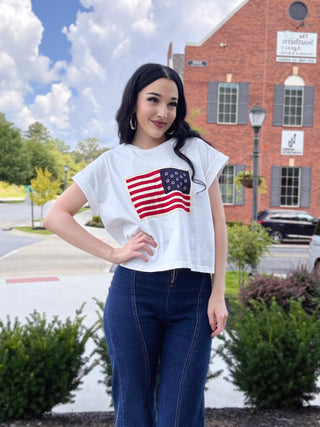Stars & Stripes Top - barndoorboutiquetn