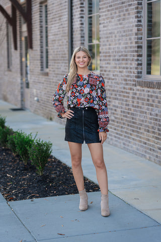 Frosted Marigold Blouse - barndoorboutiquetn