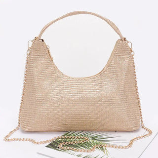 Metallic Charm Bag