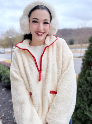 Snow Bunny Teddy Pullover - barndoorboutiquetn