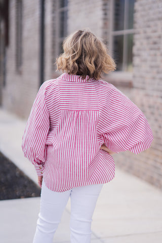 Smooth Sailing Button-Up - barndoorboutiquetn