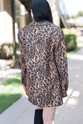 Sharon Leopard Coat