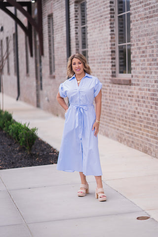 Sailing Away Midi Dress - barndoorboutiquetn