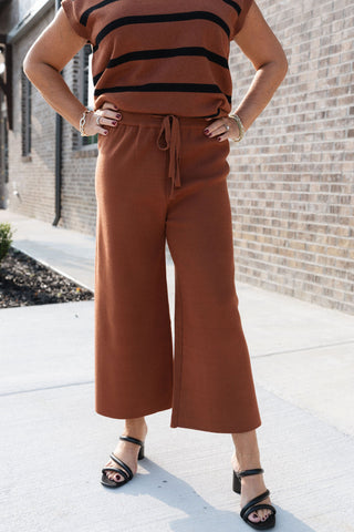 Cafe Mocha Knit Pants - barndoorboutiquetn