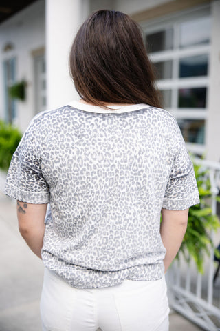 Ivory Instinct Spotted Knit Top - barndoorboutiquetn