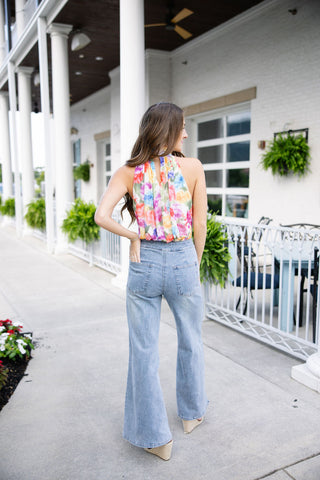 Horizon Line High-Waisted Jeans - barndoorboutiquetn