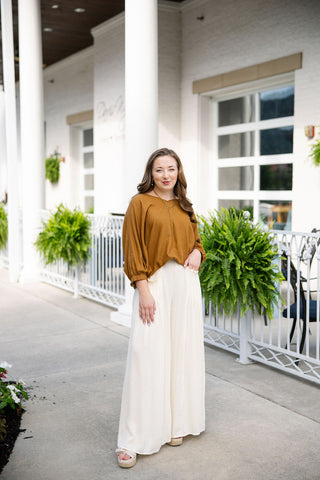 Cinnamon Spice Slouch Top - barndoorboutiquetn