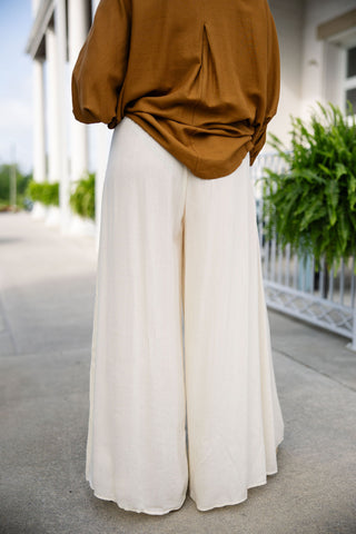 Sun-Kissed Sand Ruffle Pants - barndoorboutiquetn