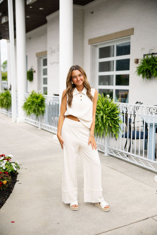 Classic Canvas Collared Tank - barndoorboutiquetn
