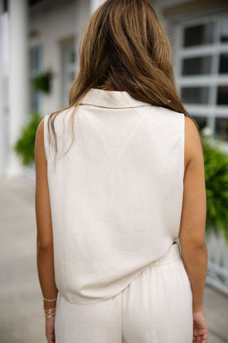 Classic Canvas Collared Tank - barndoorboutiquetn
