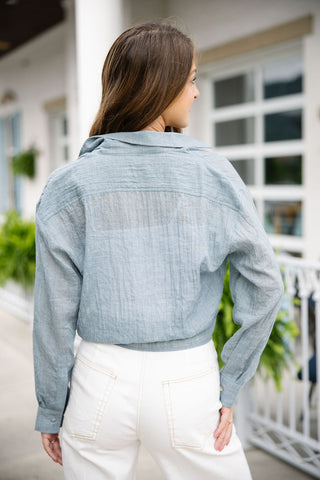 Coastal Breeze Tie-Top - barndoorboutiquetn