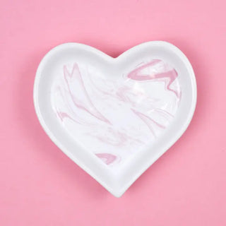 Marbled Heart Trinket Dish - barndoorboutiquetn