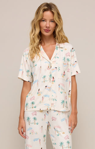 Z Supply Beach Days PJ Top - barndoorboutiquetn