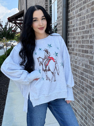 Cosmic Cowgirl Crewneck - barndoorboutiquetn