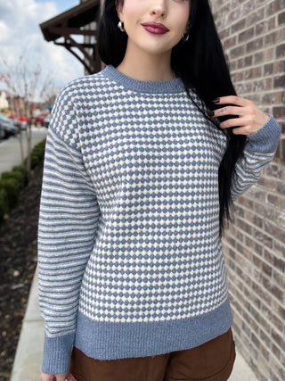 Harlequin Bloom Sweater