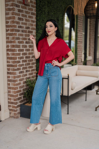 Mulberry Mood Blouse - barndoorboutiquetn
