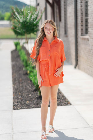 Orange Crush Shorts - barndoorboutiquetn