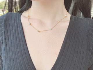 Dainty Diamond Necklace - barndoorboutiquetn