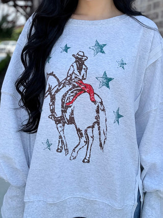 Cosmic Cowgirl Crewneck - barndoorboutiquetn