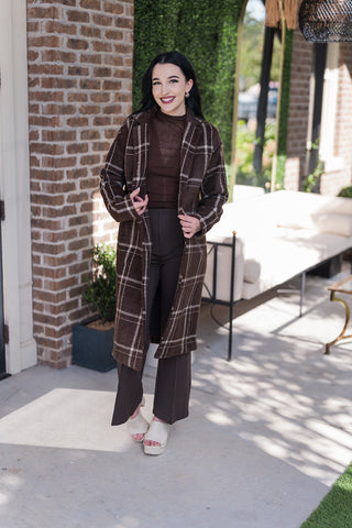 Z Supply Mason Plaid Coat - barndoorboutiquetn