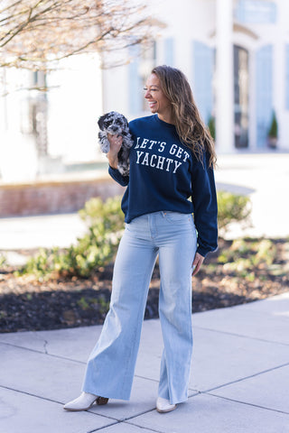 Z Supply Yachty Boyfriend Sweatshirt - barndoorboutiquetn