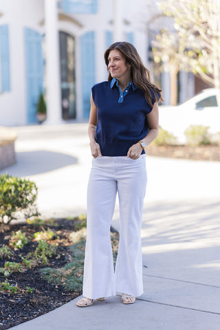 Nantucket Navy Knit - barndoorboutiquetn