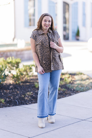 Street-Style Spotted Vest - barndoorboutiquetn