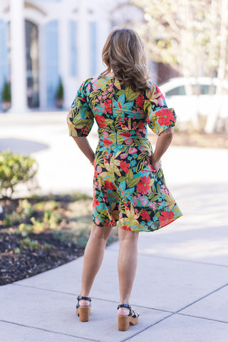 Exotic Oasis Mini Dress - barndoorboutiquetn