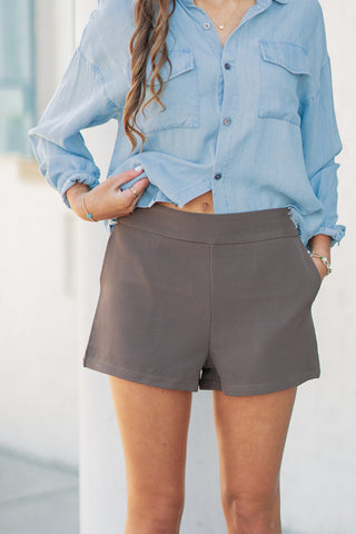 Chic High Waisted Shorts - barndoorboutiquetn