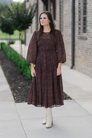 Burnt Embers Maxi Dress - barndoorboutiquetn