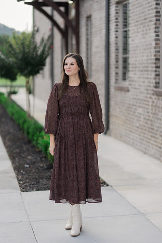 Burnt Embers Maxi Dress - barndoorboutiquetn