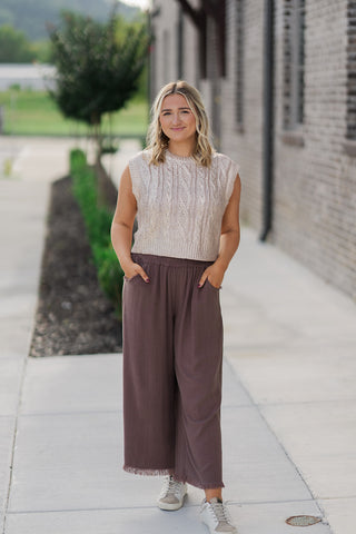 Bonbon Wide Leg Pants - barndoorboutiquetn