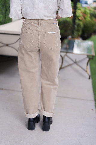 Cinnamon Crop Corduroys - barndoorboutiquetn