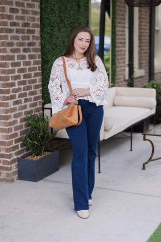 Lace & Love Peplum Top