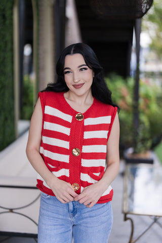 Maritime Sweater Vest - barndoorboutiquetn
