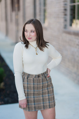 Blaire Plaid Mini Skirt - barndoorboutiquetn