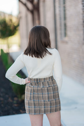 Blaire Plaid Mini Skirt - barndoorboutiquetn