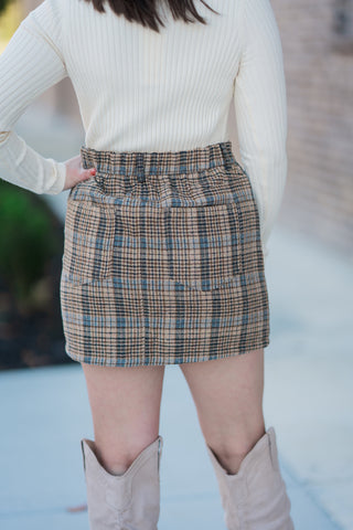 Blaire Plaid Mini Skirt - barndoorboutiquetn