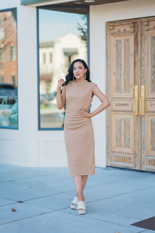 Goldrush Midi Dress - barndoorboutiquetn