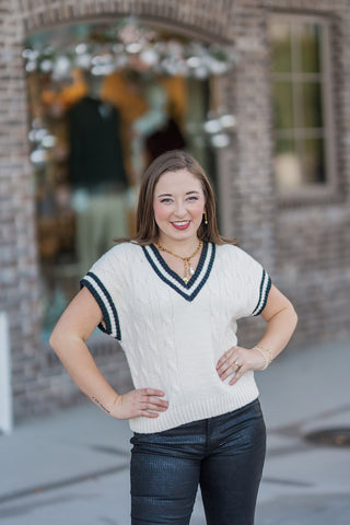 Top of the Class Sweater Vest - barndoorboutiquetn