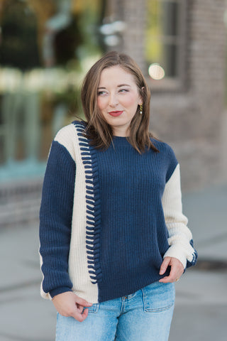 Out Of The Blue Sweater - barndoorboutiquetn