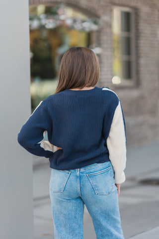 Out Of The Blue Sweater - barndoorboutiquetn