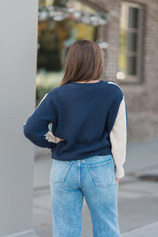 Out Of The Blue Sweater - barndoorboutiquetn