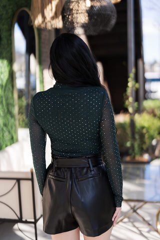 Emerald Isle Mesh Top - barndoorboutiquetn