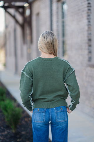 Edgy Pullover Sweater - barndoorboutiquetn