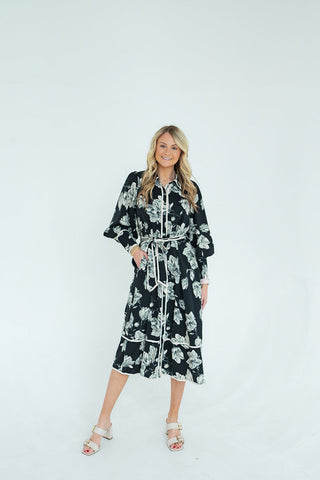 Soiree Midi Dress - barndoorboutiquetn