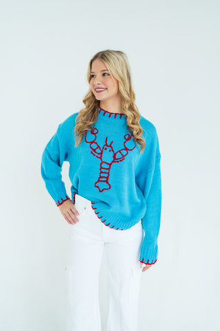 Claw-some Coastal Sweater - barndoorboutiquetn