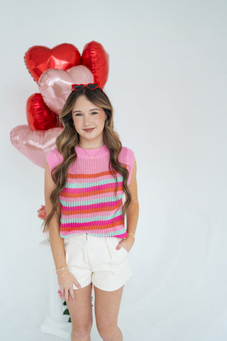 Candy Hearts Knit Top - barndoorboutiquetn