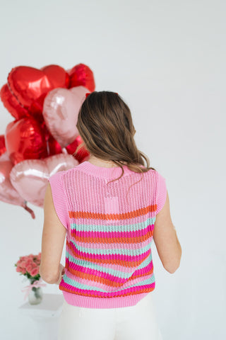 Candy Hearts Knit Top - barndoorboutiquetn